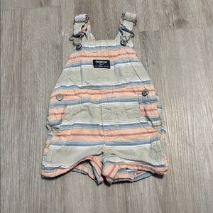 OshKosh B'gosh Pastel Striped Overalls
